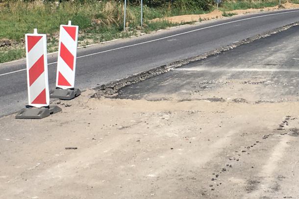 Utrudnienia na drodze wojewódzkiej 209 w powiecie bytowskim, na odcinku Jutrzenka - Kamieńc