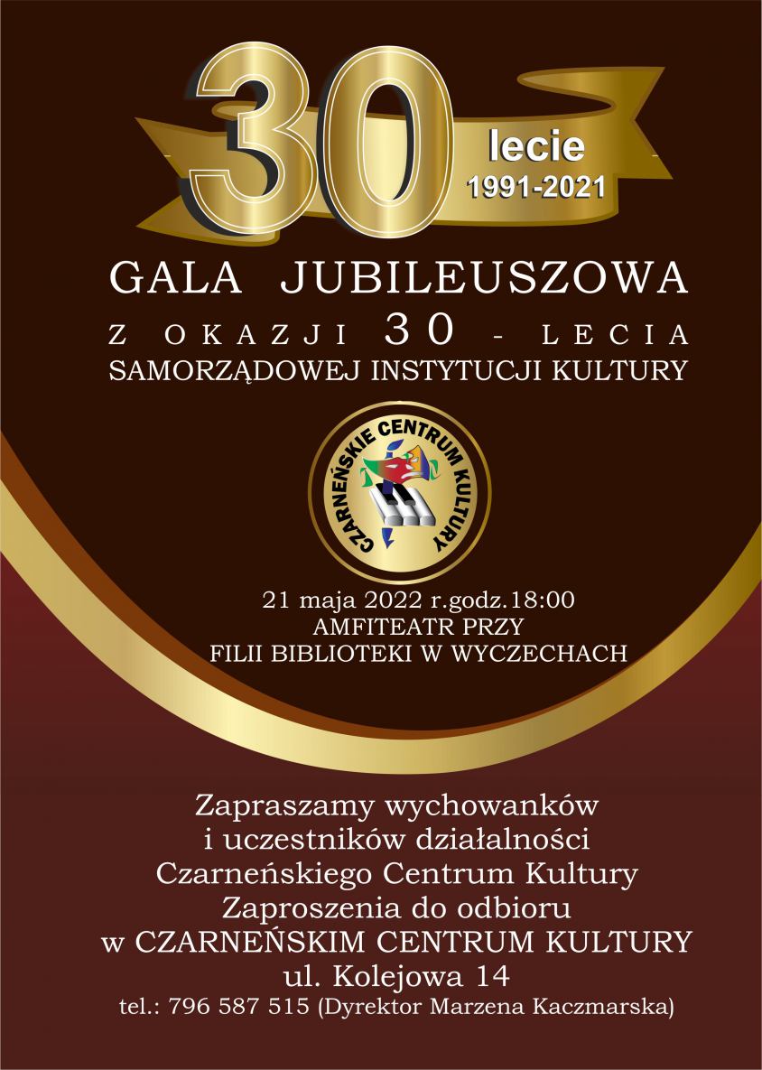 30 lat działalności. Już w sobotę odbędzie się gala jubileuszowa Czarneńskiego Centrum Kultury (ROZMOWA)
