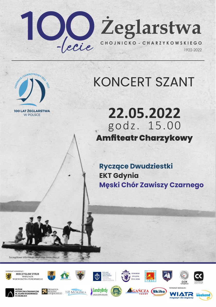 Jutro 22.05 w Charzykowach koncert szant