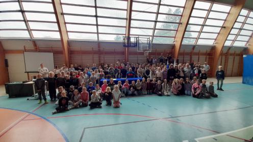 Dwukrotny medalista Igrzysk Paraolimpijskich Lech Stoltman spotkał się z młodzieżą z Polnicy i Rychn&oacute;w (FOTO)