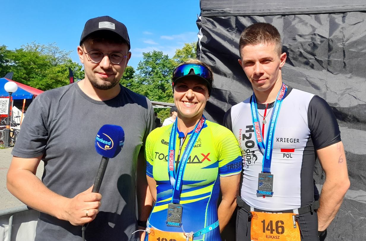 Zawodnicy z naszego regionu na podium Marbruk Triathlonu Charzykowy. Łukasz Krieger wygrał sprint (FOTO, RELACJA)