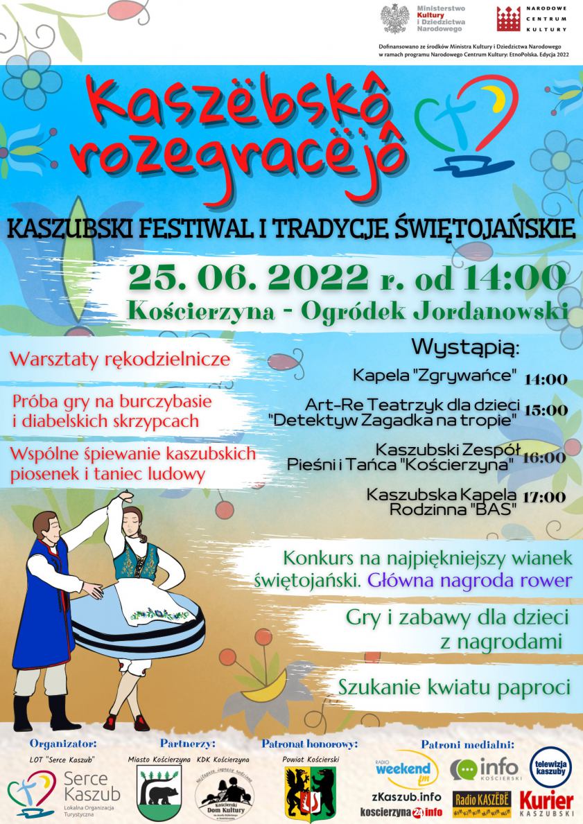 Kaszubski festiwal i tradycje świętojańskie w Kościerzynie. Impreza już w sobotę 25 czerwca