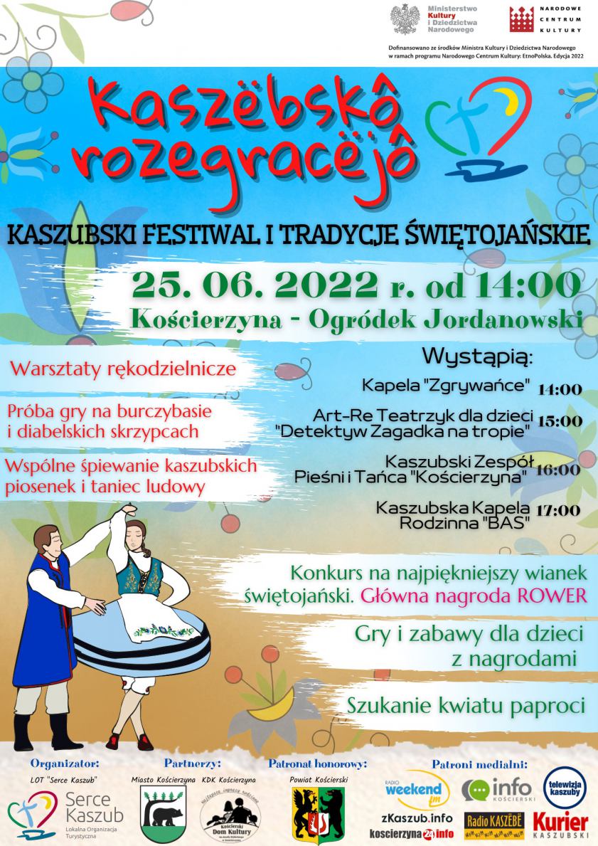 Kaszubski Festiwal w Ogródku Jordanowskim w Kościerzynie