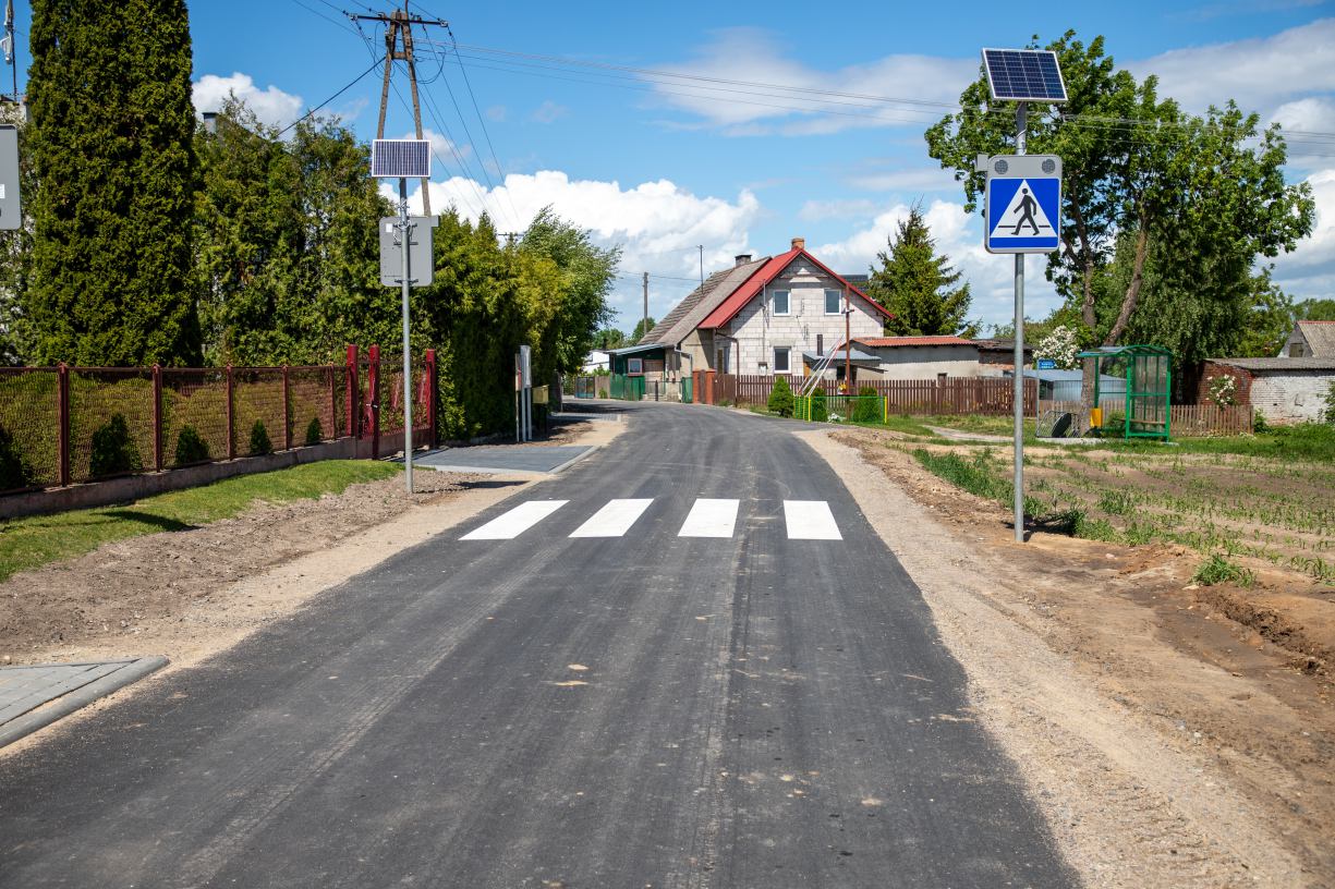 Zakończył się remont drogi w centrum Wysokiej Krajeńskiej w gminie Sępólno