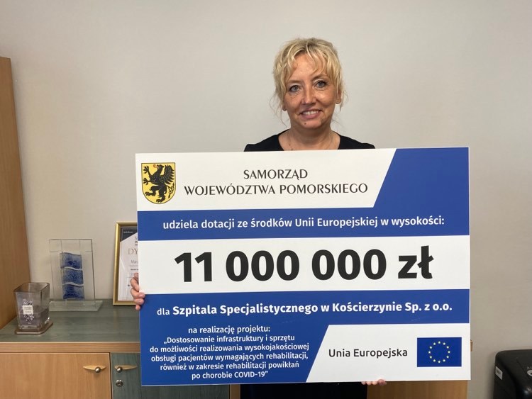 Ponad 11 mln zł unijnego dofinansowania otrzyma szpital w Kościerzynie