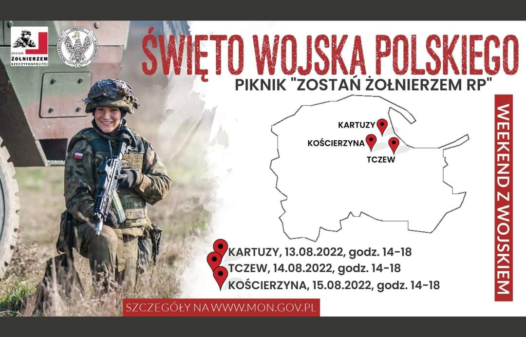 W Kościerzynie dziś (15.08.) piknik z okazji Święta Wojska Polskiego
