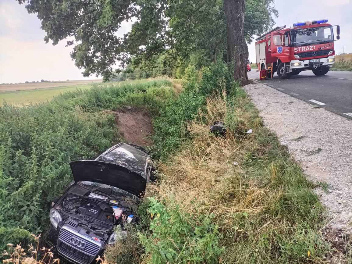 Nieprawidłowe wyprzedzanie było przyczyną wczorajszego 18.08. wypadku w gminie Czarne