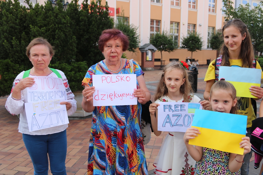 Polska, wy nie nasz sąsiad, wy nasza siostra, rodzina. Ukraińcy świętowali w Chojnicach swój Dzień Niepodległości FOTO