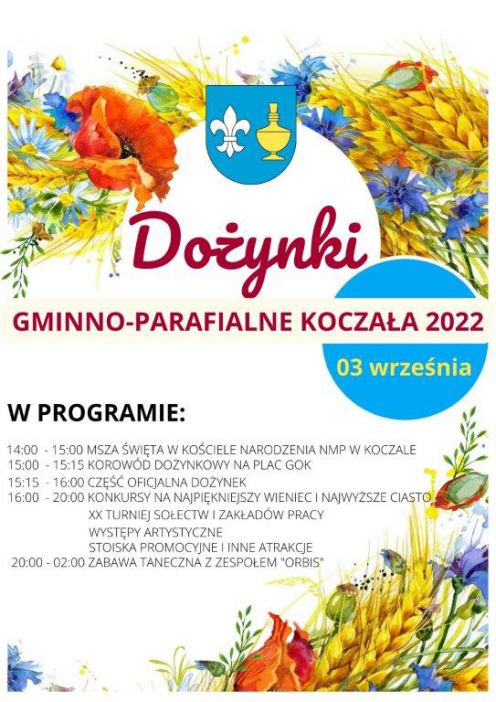 W sobotę dożynki w trzech gminach powiatu człuchowskiego: Rzeczenica, Koczała i Człuch&oacute;w
