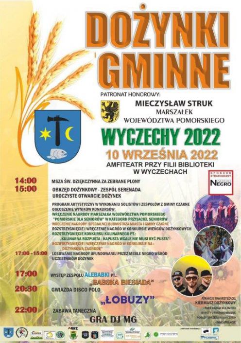 Kolejni rolnicy z powiatu człuchowskiego będą dziękować za plony. Dożynki w gminach Czarne i Przechlewo