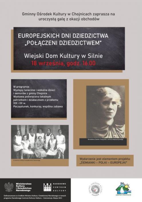 Gala w Silnie koło Chojnic. Europejskie Dni Dziedzictwa, połączone z podsumowaniem projektu "Ziemianki-Polki-Europejki"