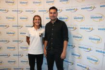 Magdalena Szpera i Piotr Kieruzel w studiu Weekend FM. Rozmowy z mistrzynią świata i trenerem rezerw Chojniczanki