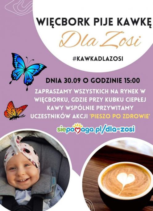Ojciec chorej na SMA małej Zosi z Wałdowa w swej podr&oacute;ży po Polsce przechodzi przez nasz region
