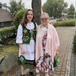 Helena Pawłowska z córką Pauliną w stroju autorstwa mamy (fot. nadesłana)