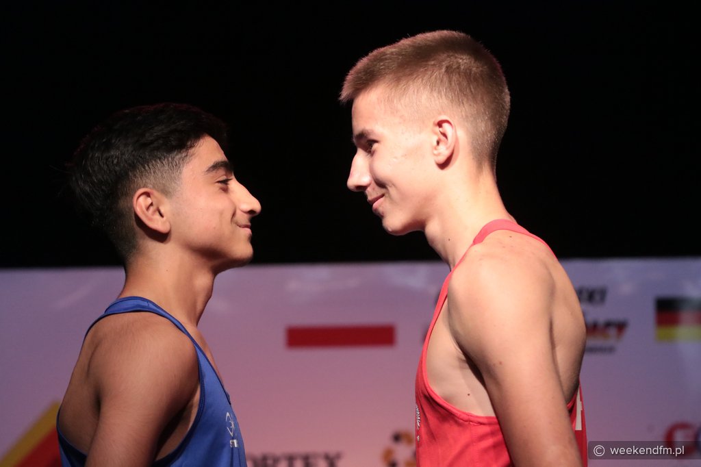 Będzie kawał dobrego boksu. Młodzi pięściarze z Polski i Niemiec oficjalnie zważeni przed meczem w Człuchowie FOTO