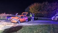 Zderzenie aut na skrzyżowaniu w Bytowie. Są ranni, jedna osoba w stanie ciężkim (FOTO)