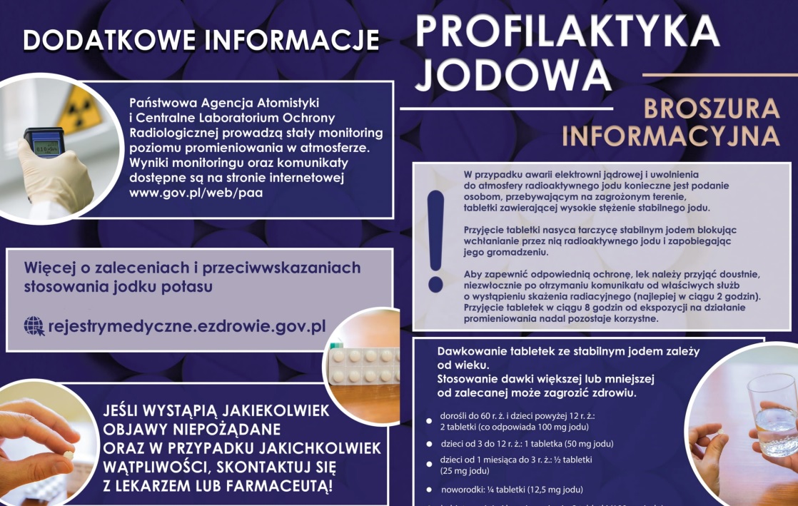 Tabletki jodku potasu &ndash informacja dla mieszkańców Chojnic