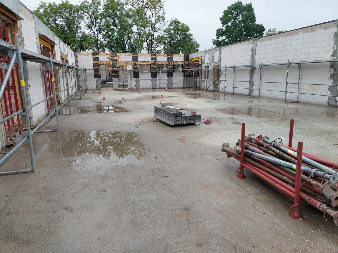 Budowa trzeciego przedszkola w Sępólnie Krajeńskim idzie dużo szybciej, niż zakłada harmonogram prac
