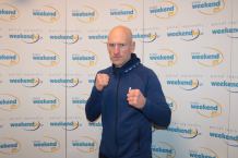 O sportowych sukcesach i życiowych zakrętach. Krzysztof "Diablo" Włodarczyk był w Człuchowie i w Weekend FM (FOTO)