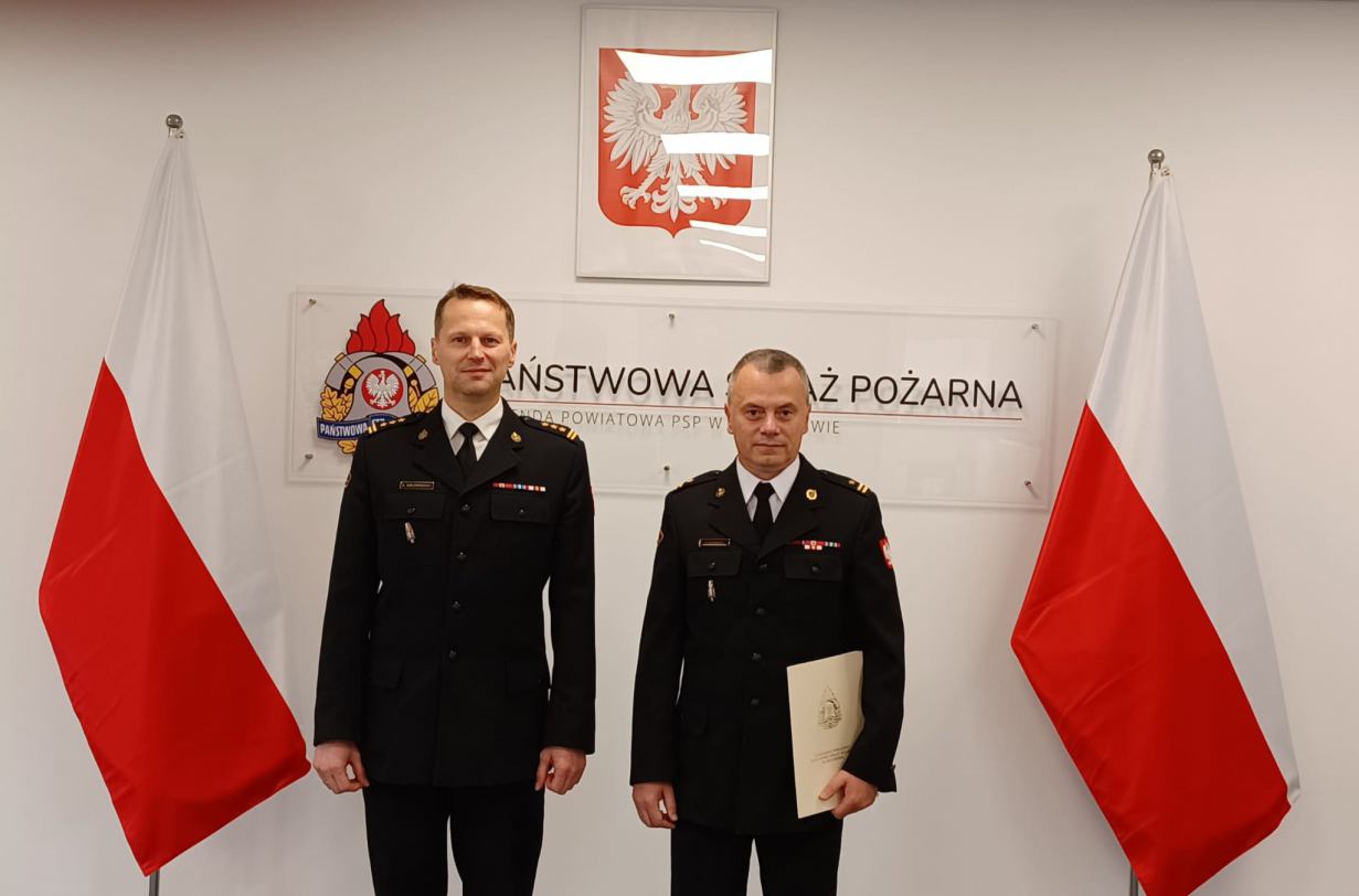 Jednostka Ratowniczo-Gaśnicza w Człuchowie ma nowego dowódcę 
