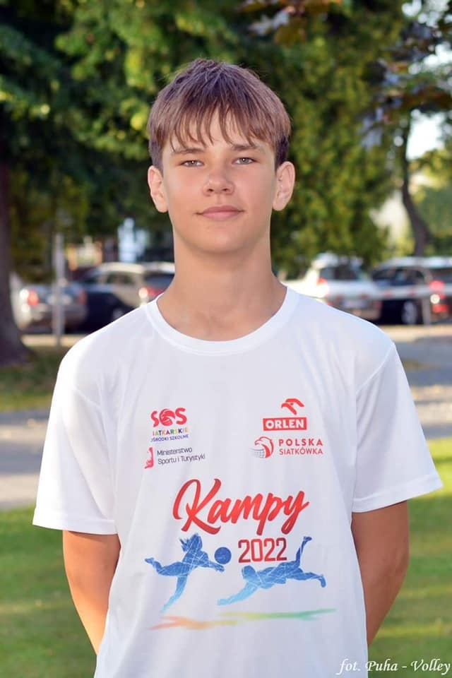 Marcel Biernikowicz z UKS ZSS Człuchów po raz drugi powołany do siatkarskiej reprezentacji Polski do lat 14
