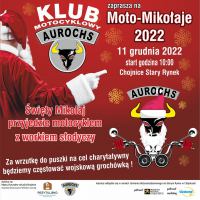 W niedzielę o 11:00 na płycie Starego Rynku w Chojnicach zagoszczą Moto-Mikołaje z klubu Aurochs