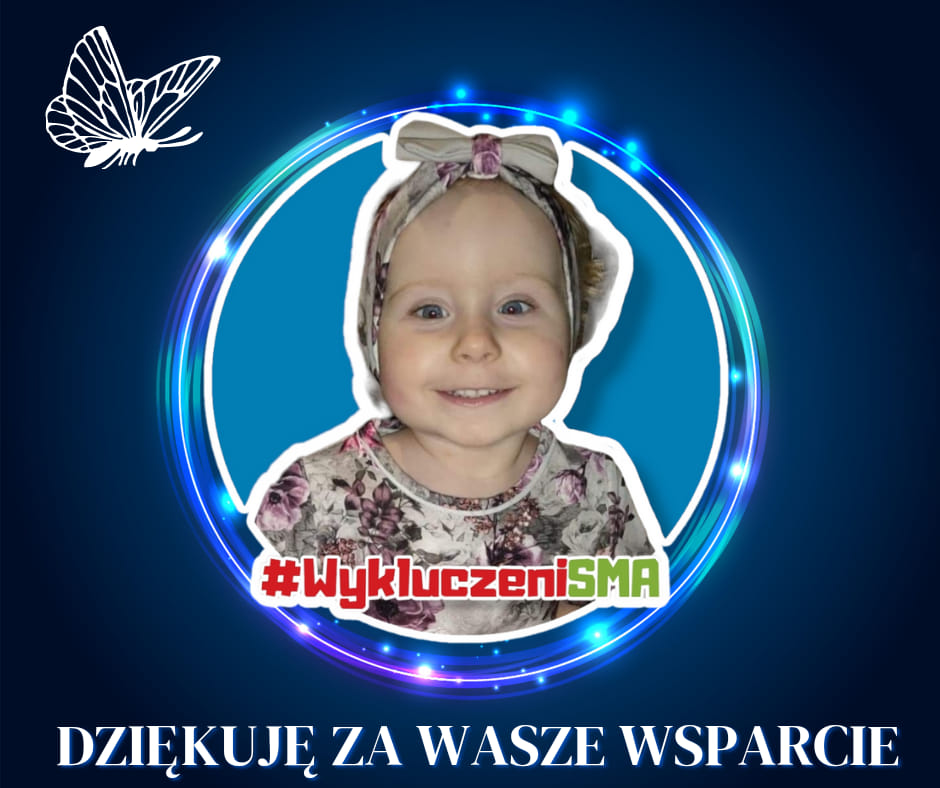 Rodzice chorej na SMA Zosi Szcześniewskiej z Wałdowa zebrali 9 milionów złotych na terapię genową dla córki