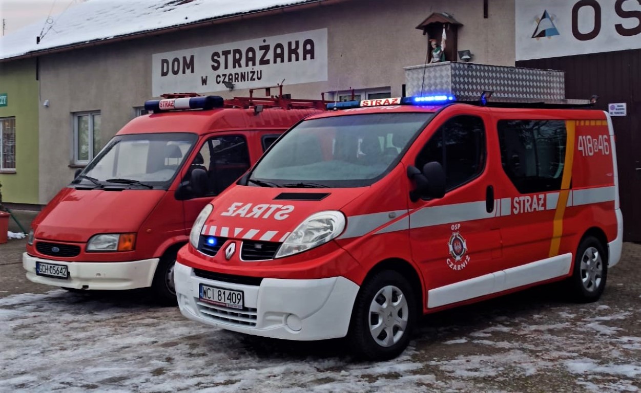 Jednostka OSP w Czarniżu, w gminie Brusy, ma nowy wóz bojowy
