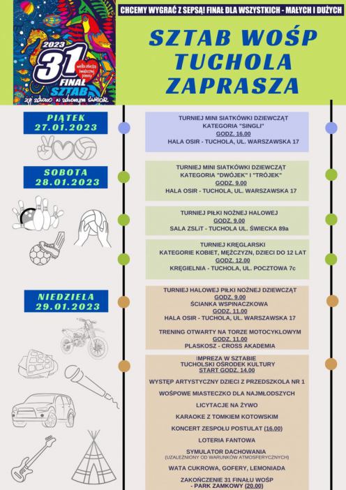 31. Finał WOŚP już w niedzielę. Co przygotował tucholski sztab Orkiestry? (ROZMOWA)