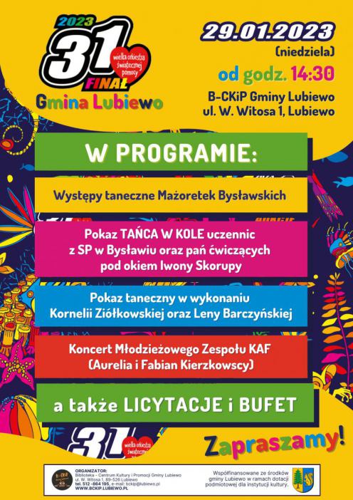 31. Finał WOŚP już w niedzielę. Co przygotował tucholski sztab Orkiestry? (ROZMOWA)