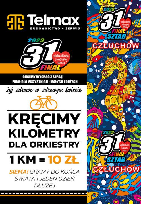 Człuch&oacute;w gra z WOŚP już kolejny rok. Śniadanie z Sabatem, morsowanie, kręcenie kilometr&oacute;w i wiele więcej (ROZMOWA)