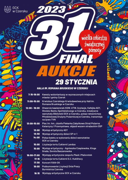 Wielka Orkiestra Świątecznej Pomocy jak co roku zagra r&oacute;wnież w powiecie chojnickim