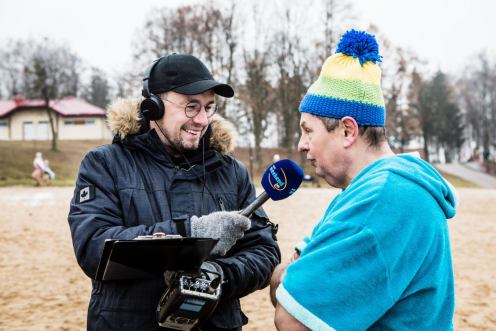 "Inicjatywa jest wspaniała". Aktor Piotr Stramowski prowadził licytacje podczas finału WOŚP w Człuchowie (ROZMOWA, FOTO)