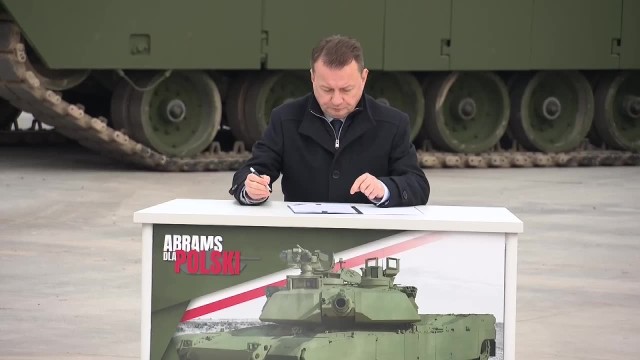 116 czołgów Abrams dla Polski. Szef MON zatwierdził umowę
