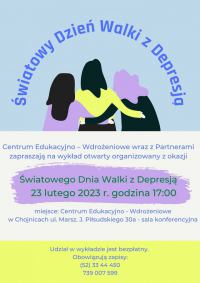 "Depresja to poważna i trudna choroba" - m&oacute;wi w Weekend FM Magdalena Stolp. Jutro w chojnickim CEW otwarte spotkanie dla os&oacute;b zainteresowanych tym tematem