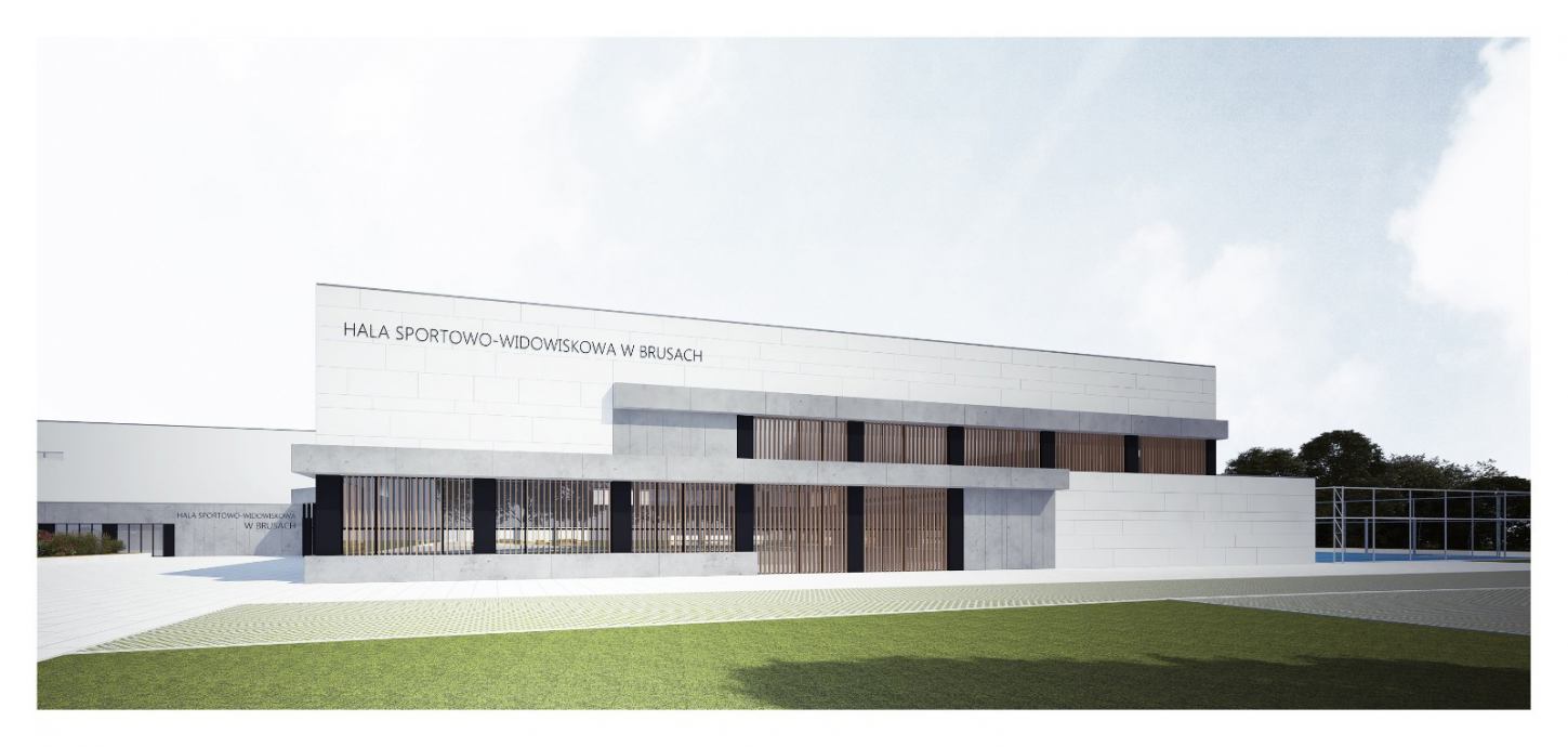 Trwa pierwszy etap budowy hali sportowej w Brusach. To jedna z największych inwestycji w tej gminie