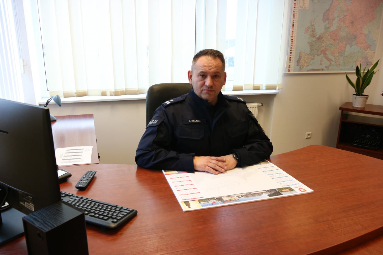 Krzysztof Zieliński został nowym zastępcą komendanta powiatowego policji w Człuchowie