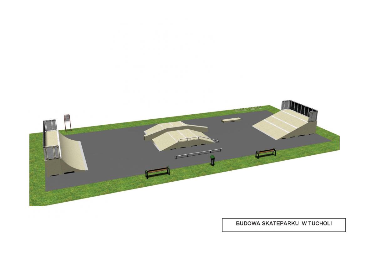 Coraz bliżej budowy skateparku w Tucholi. Jest już koncepcja, a wkrótce będzie pozwolenie na budowę
