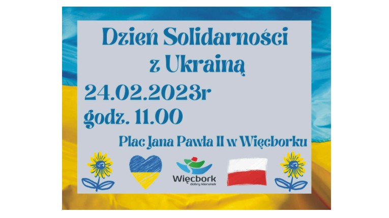 Dziś w Więcborku odbędzie się wiec solidarności z Ukrainą