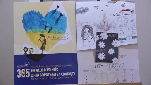 Rysunki, które nigdy nie powinny powstać. Kalendarz zilustrowany obrazkami stworzonymi przez ukraińskie dzieci