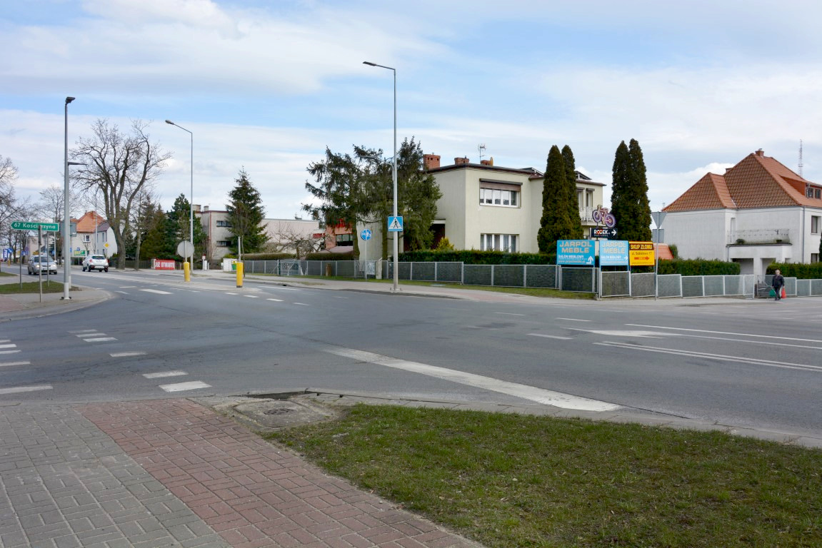 Chojnice starają się o pieniądze na budowę ronda na zbiegu ulic Gdańskiej, Subisława i Obrońców Chojnic