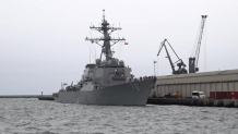 Amerykański niszczyciel w gdyńskim porcie. USS Porter wyposażony jest w zaawansowany radar wykrywania przeciwnika