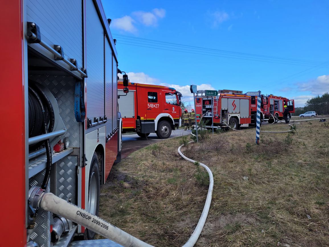 Wybuch gazu w domu jednorodzinnym w gminie Śliwice