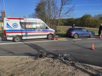 Potrącenie rowerzysty na ul. Igielskiej w Chojnicach. Policja ma wstępne ustalenia (FOTO, AKTUALIZACJA)