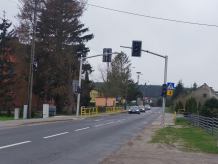 Nawet do września ENEA ma czas, żeby doprowadzić prąd do nowej sygnalizacji świetlnej, która powstała w Zbożu