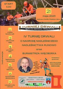 Sołectwo Lubcza, w gminie Więcbork, zaprasza w niedzielę na doroczny turniej drwali