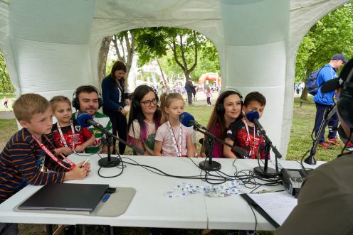 "Serce rośnie, jak widzi się dzieci z rodzicami". Za nami bieg z przeszkodami dla dzieci - Runaway Drogbruk Junior Chojnice (FOTO)
