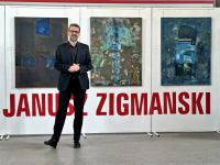 "Sztuka utrzymuje mnie przy życiu" - Janusz Zigmanski zaprasza na wystawę swoich prac w Człuchowie