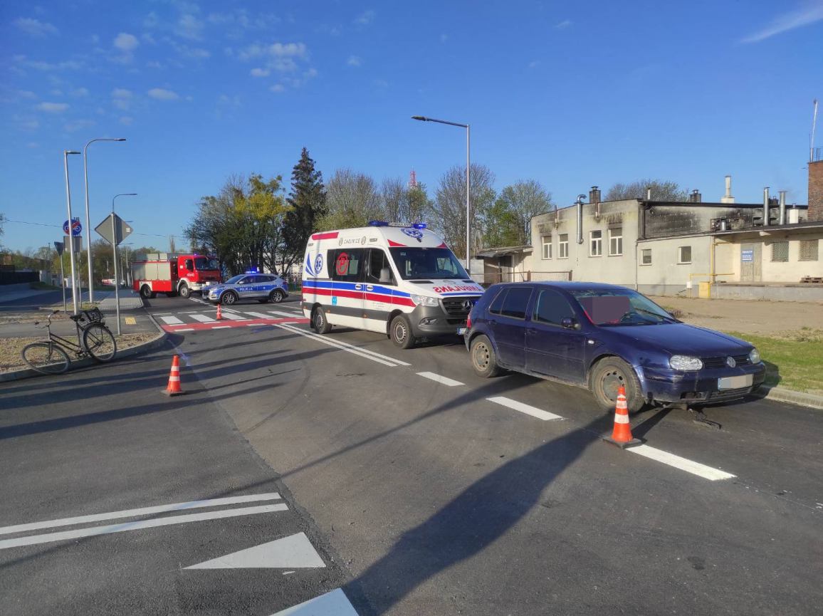Potrącenie rowerzysty na ul. Igielskiej w Chojnicach. Policja ma wstępne ustalenia (FOTO, AKTUALIZACJA)