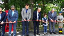 W Kamieniu Krajeńskim oficjalnie otwarto zrewitalizowaną część miasta przy ośrodku kultury (FOTO)